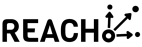 REACH wordmark with circular hub and three connecting arrows logo mark